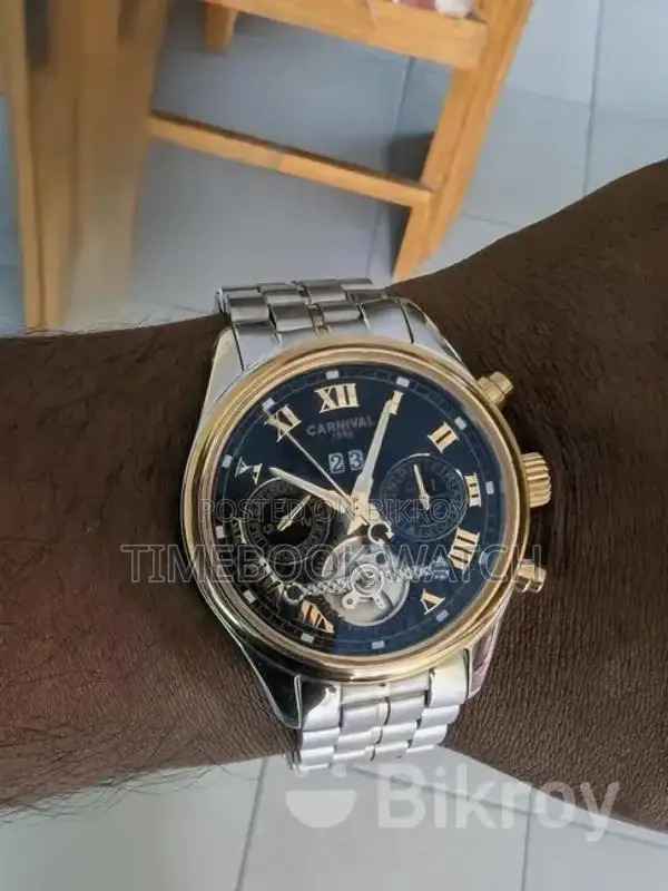 CARNIVAL Automatic Watch Full Steel - 100% New Condition