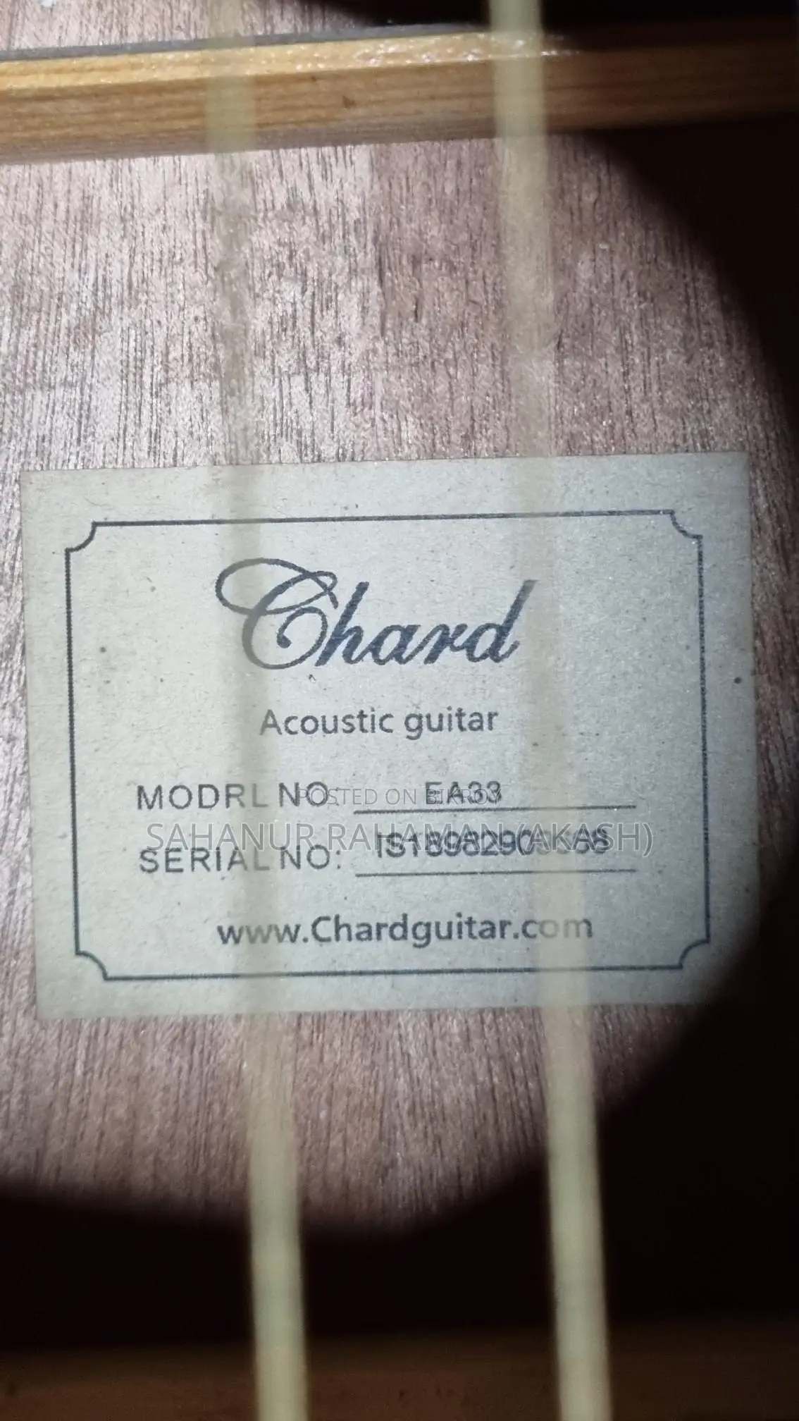 Chard Ea33 Professional Guitar
