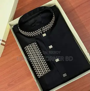 Stylish Panjabi Indian Tencel Cotton Fabric Size M/L/XL