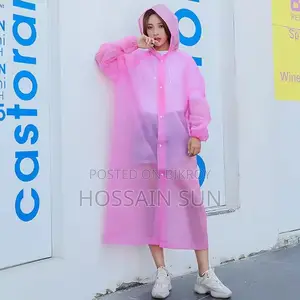 Raincoat Thickened Long