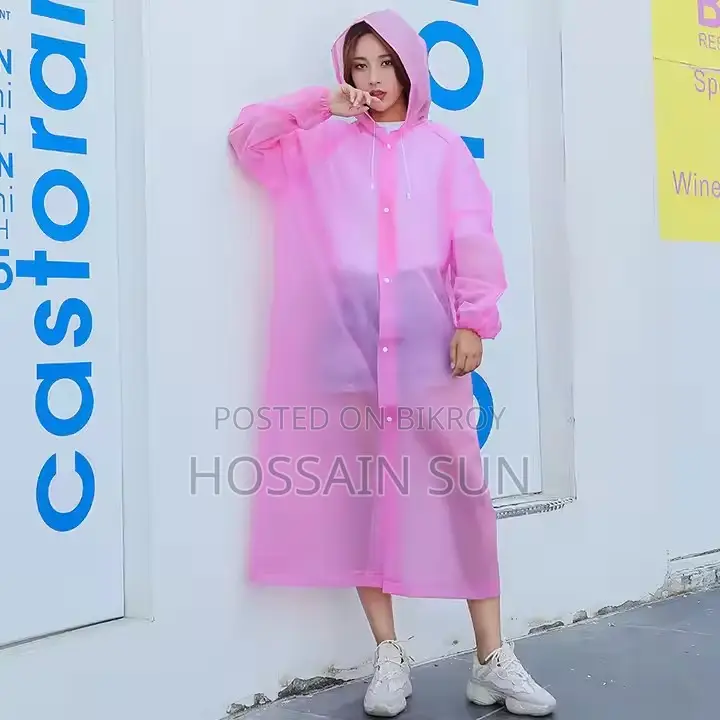 Raincoat Thickened Long