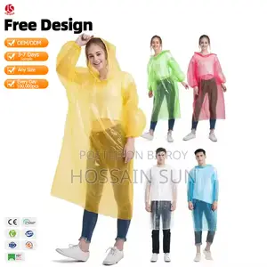Raincoat Thickened Long