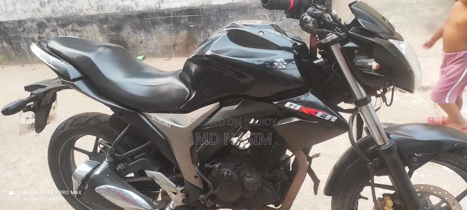 Suzuki Gixxer Monotone 2016 Black