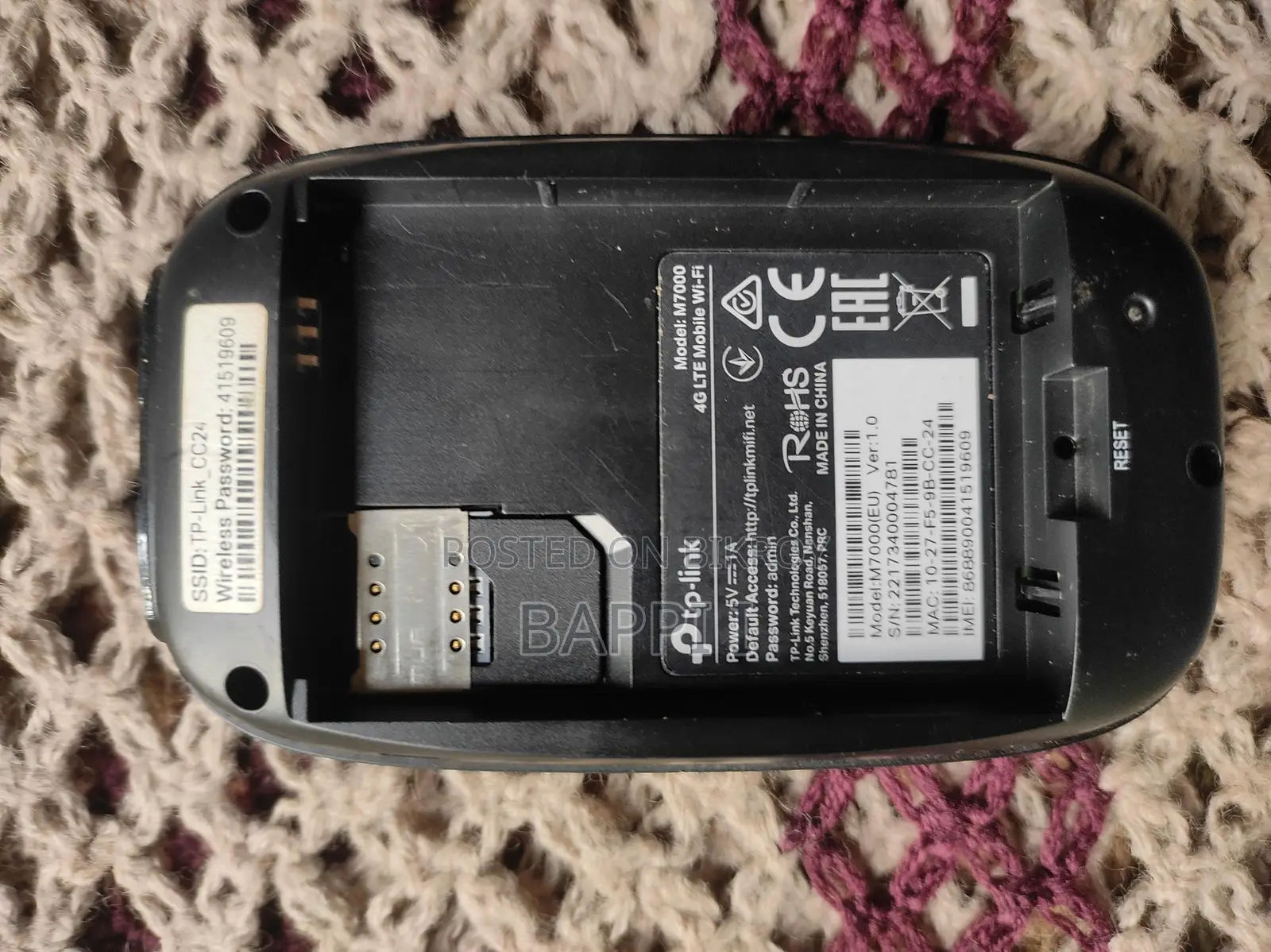 Used Tp-link M7000 150mbps 4G Lte Mobile WI-FI Router