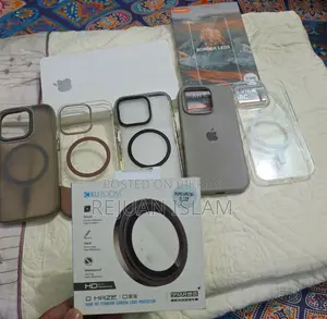 iPhone 16 Pro, Back Cover and Glass Protector