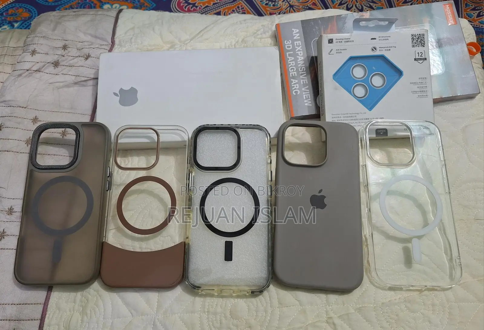 iPhone 16 Pro, Back Cover and Glass Protector