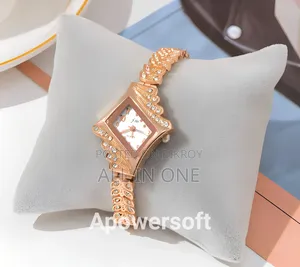 প্রিমিয়াম কোয়ালিটির ঘড়ি Analog Stylish Watch for Women - Rose Gold