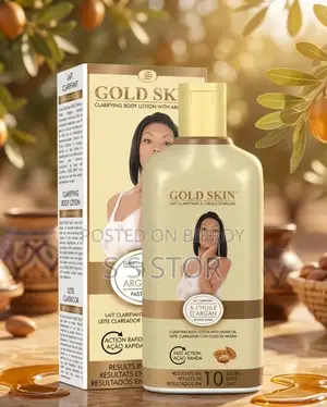 Gold Skin Clarifying Body Lotion With Argan Oil