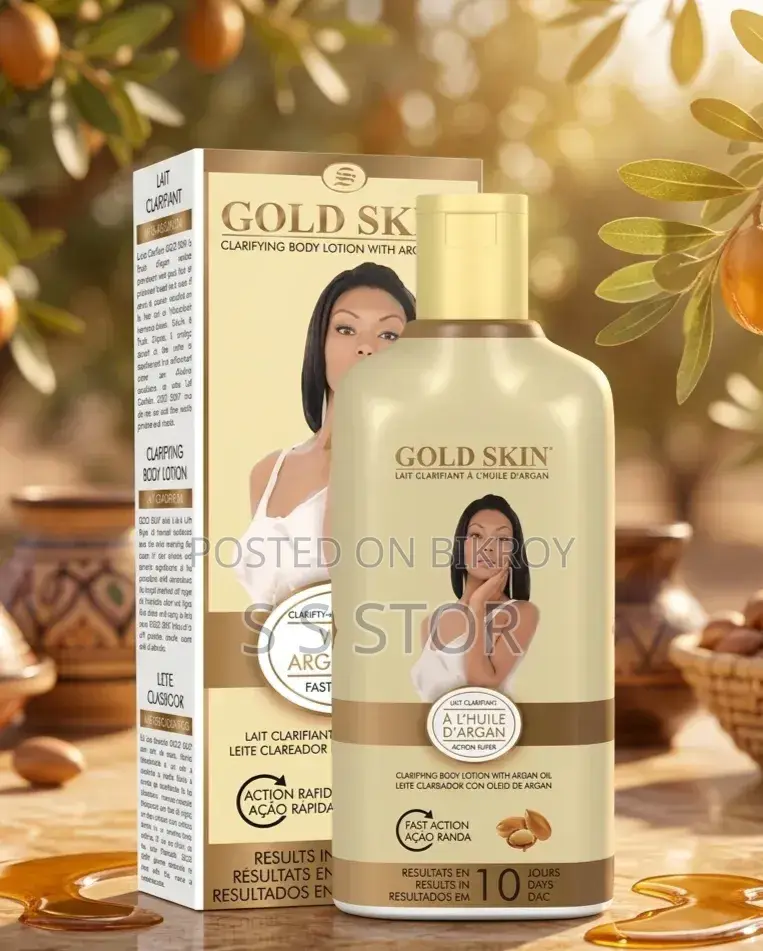 Gold Skin Clarifying Body Lotion With Argan Oil