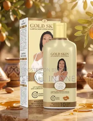 Gold Skin Clarifying Body Lotion With Argan Oil High Quality