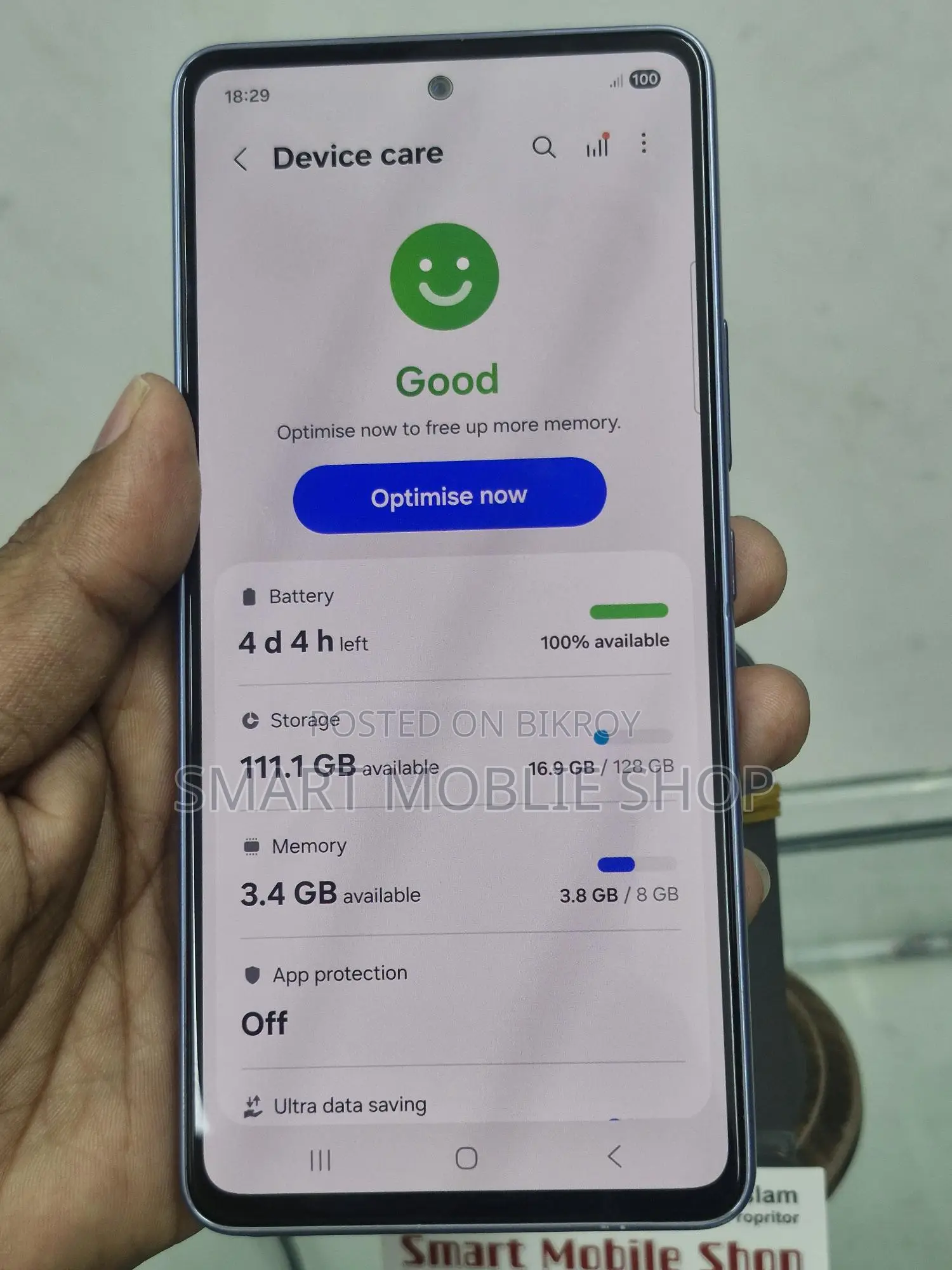 Samsung Galaxy A53 8/128 5G 100% official (Used)