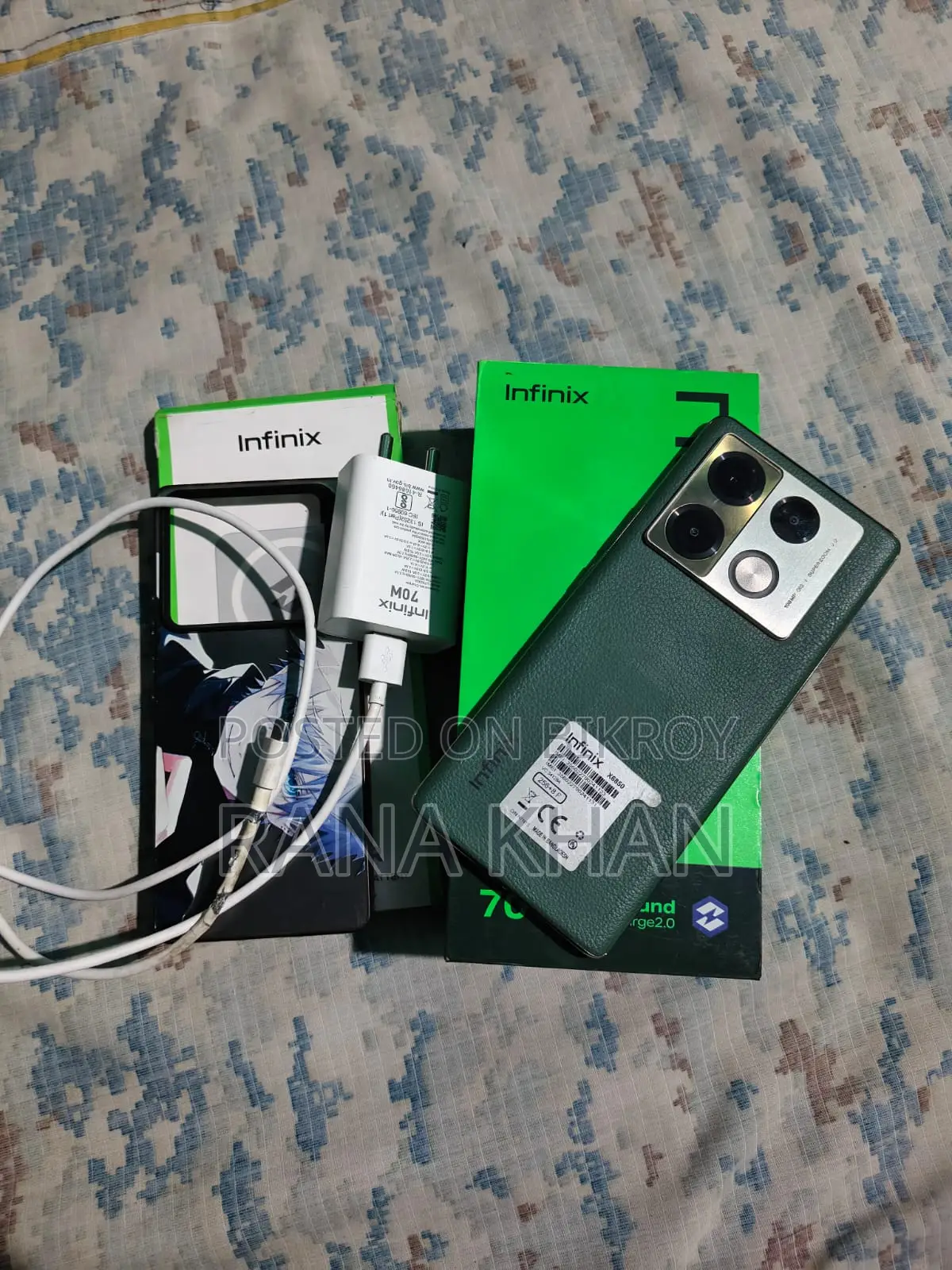 Infinix Note 40s 8 GB RAM 256 ROM (Used)