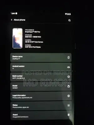 OnePlus 7T 8-128 (Used)