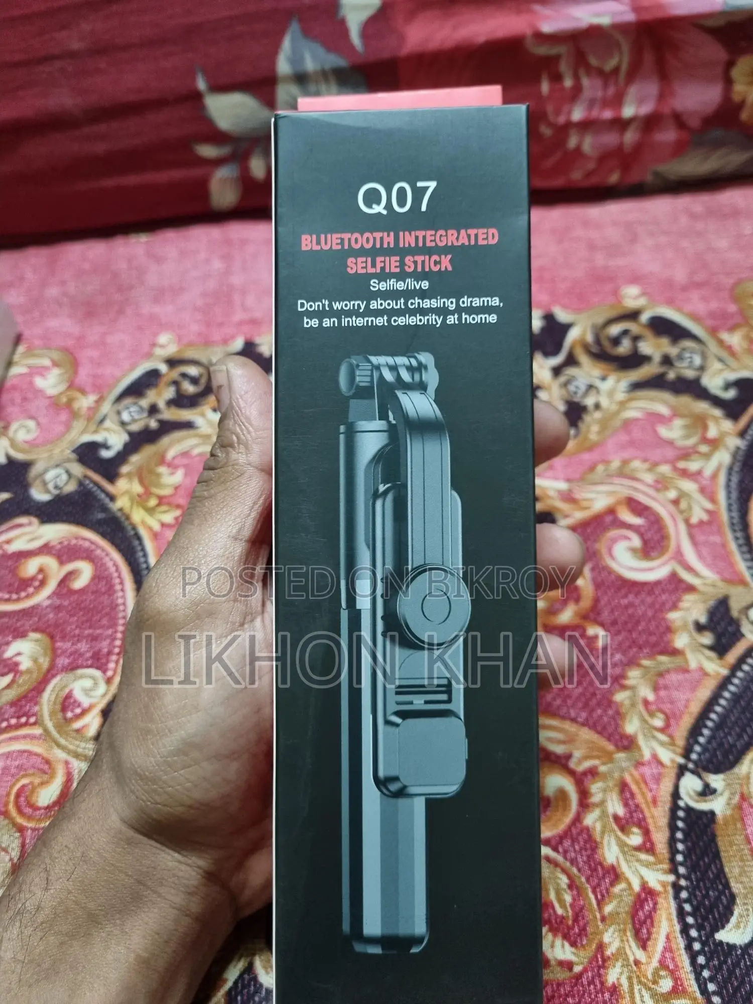 Q07 Bluetooth integrated selfie stick