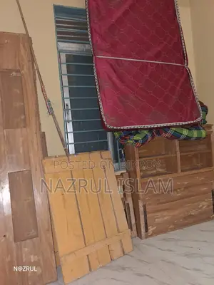 Small Teak Wood Bed