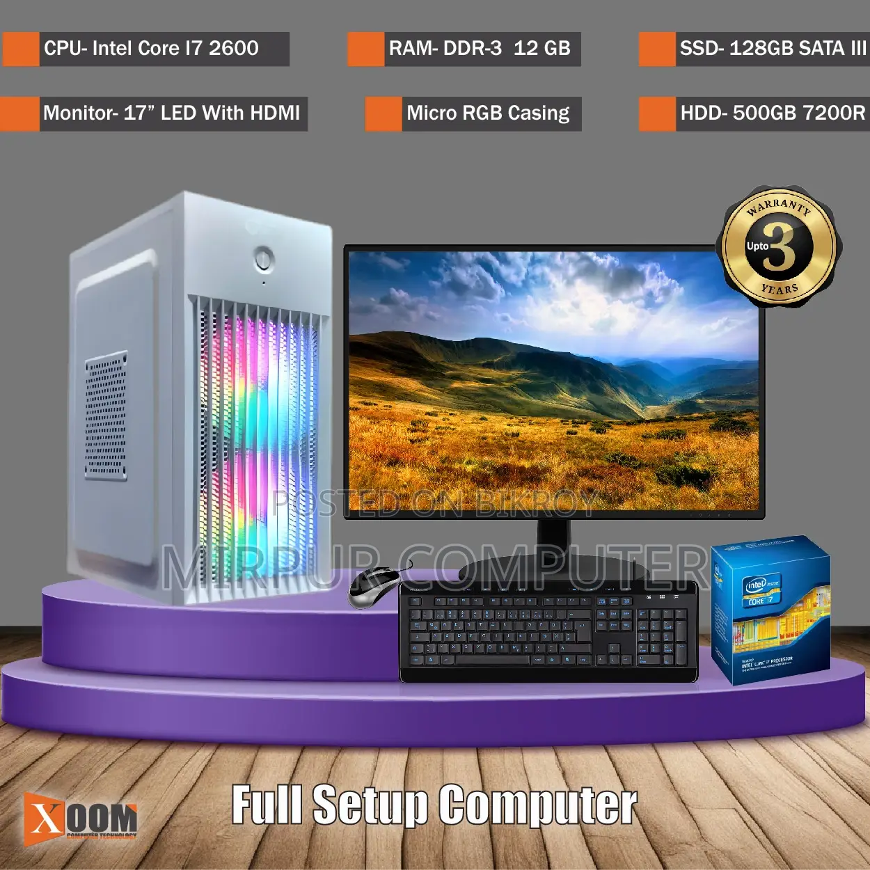 Core i5 4th Gen + 22'' DELL Borderless LED. 256GB SSD. 8GB DDR3 RAM