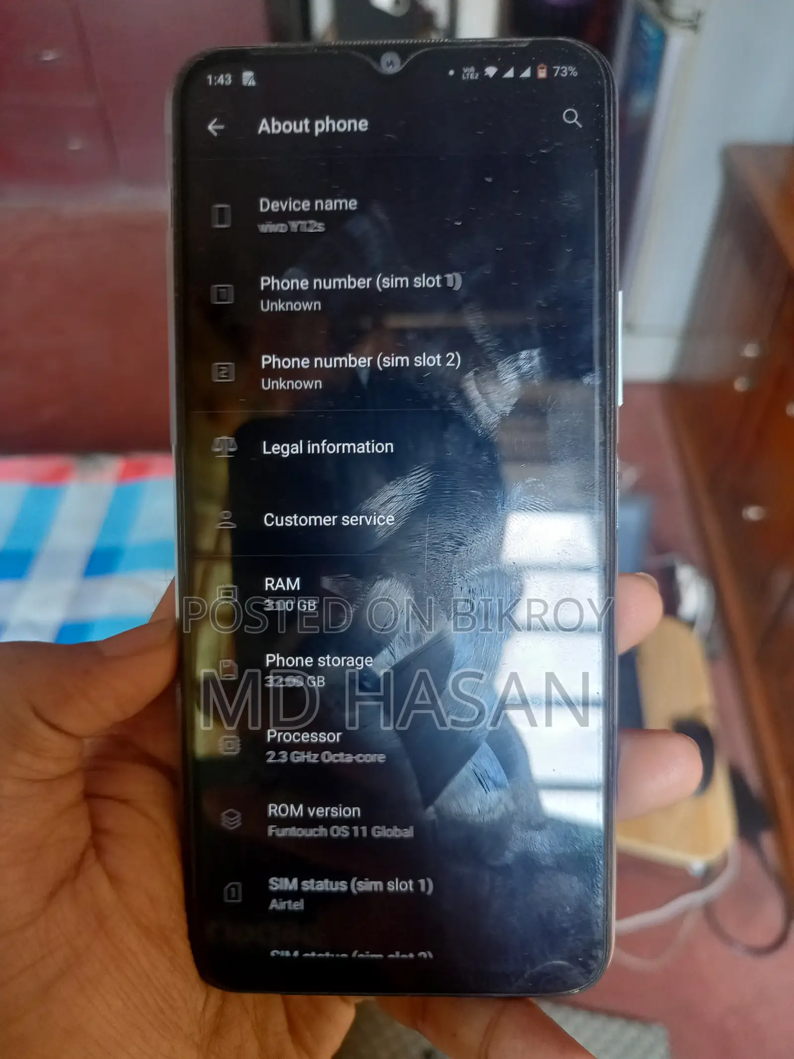 Vivo Y12s (Used)