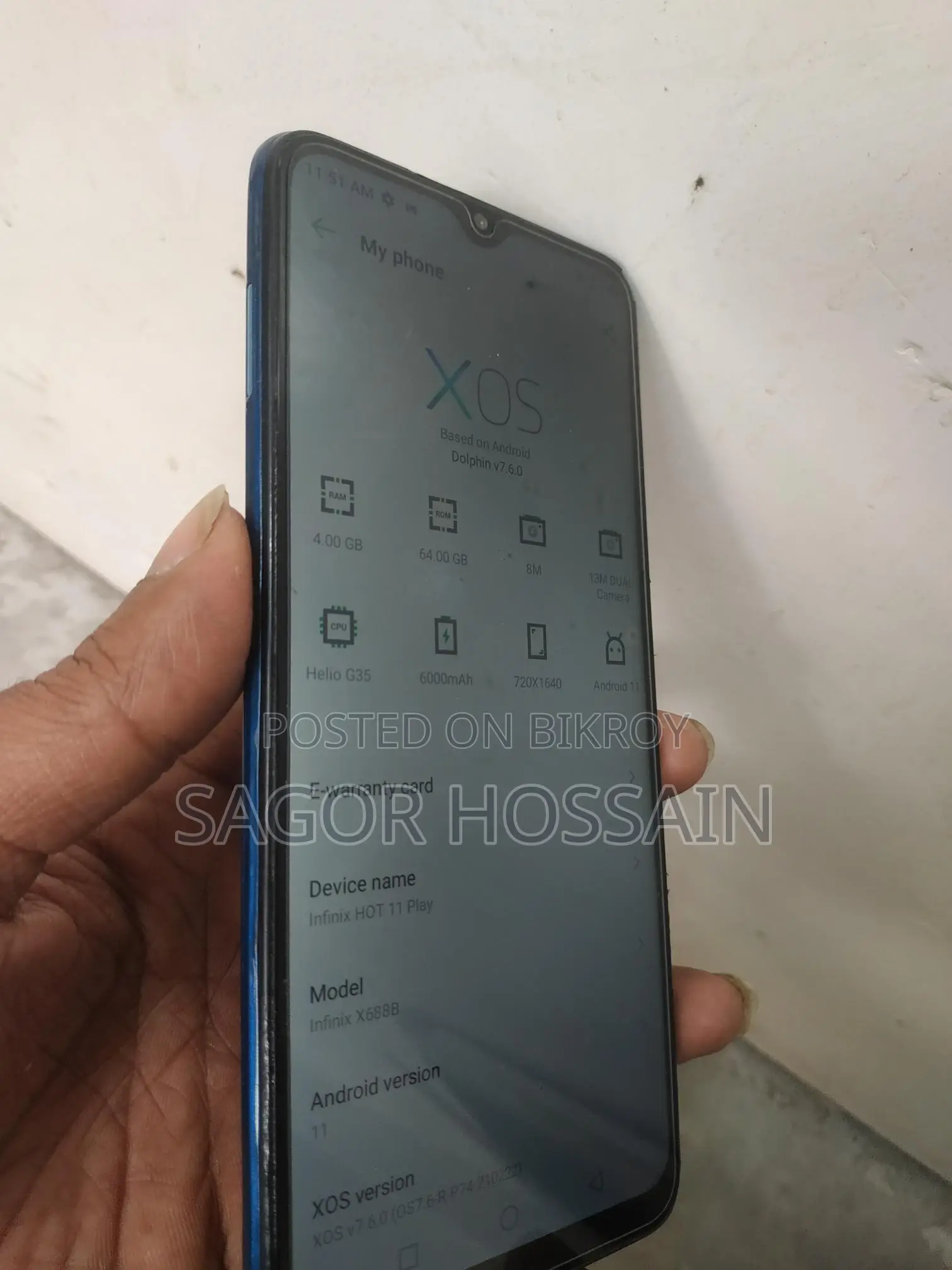Infinix Hot 11 Play (Used)