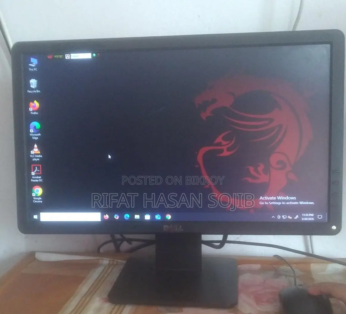 Dell E1914 Monitor in Working Condition