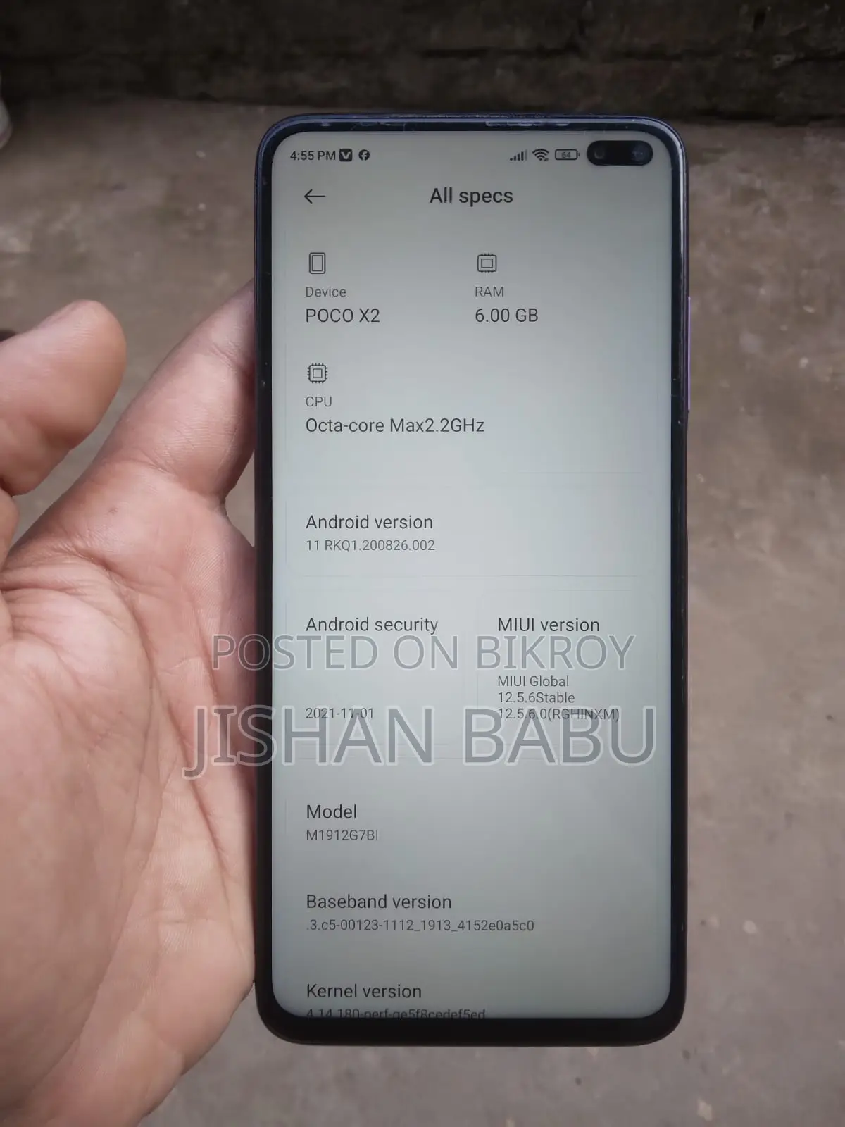 Xiaomi Poco X2 . (Used)