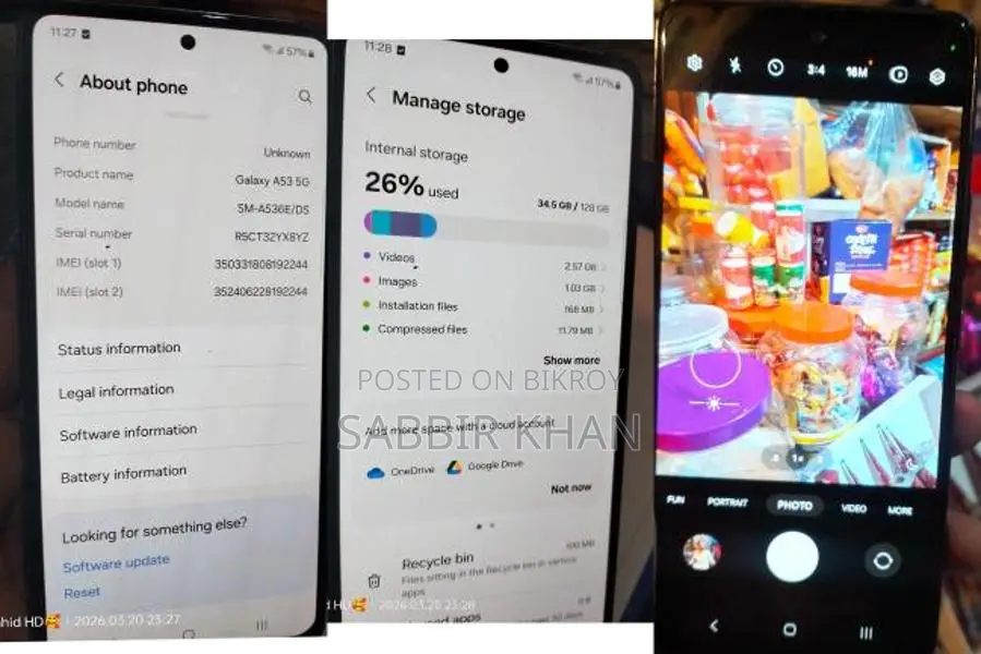 Samsung Galaxy A53 8/128 (Used)