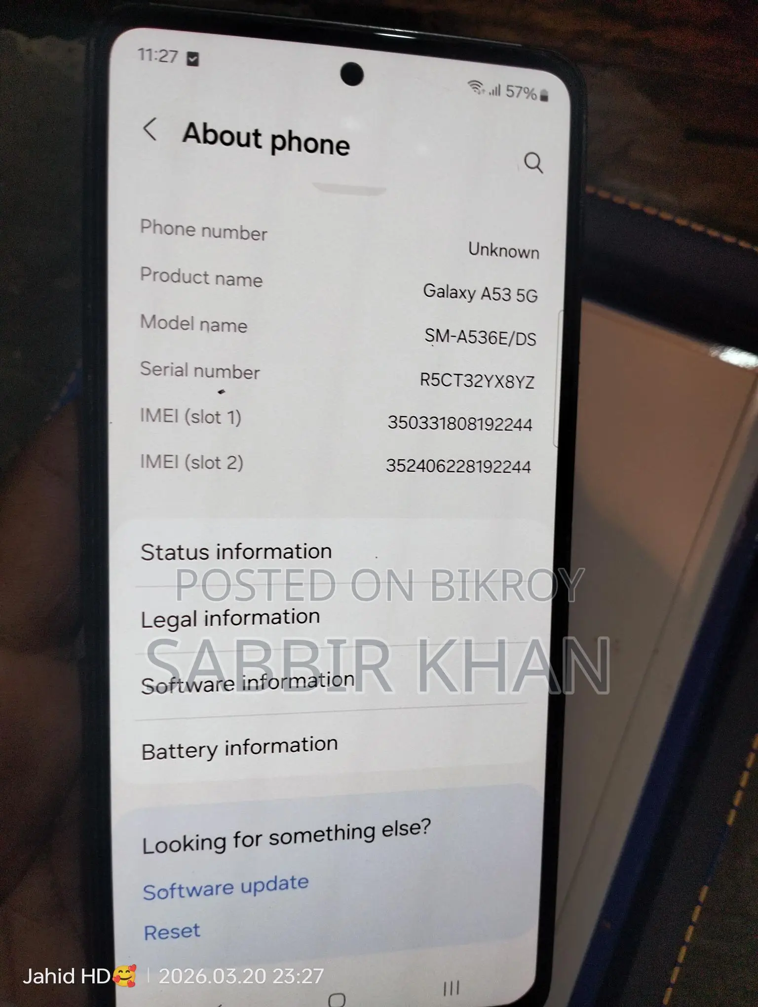 Samsung Galaxy A53 8/128 (Used)