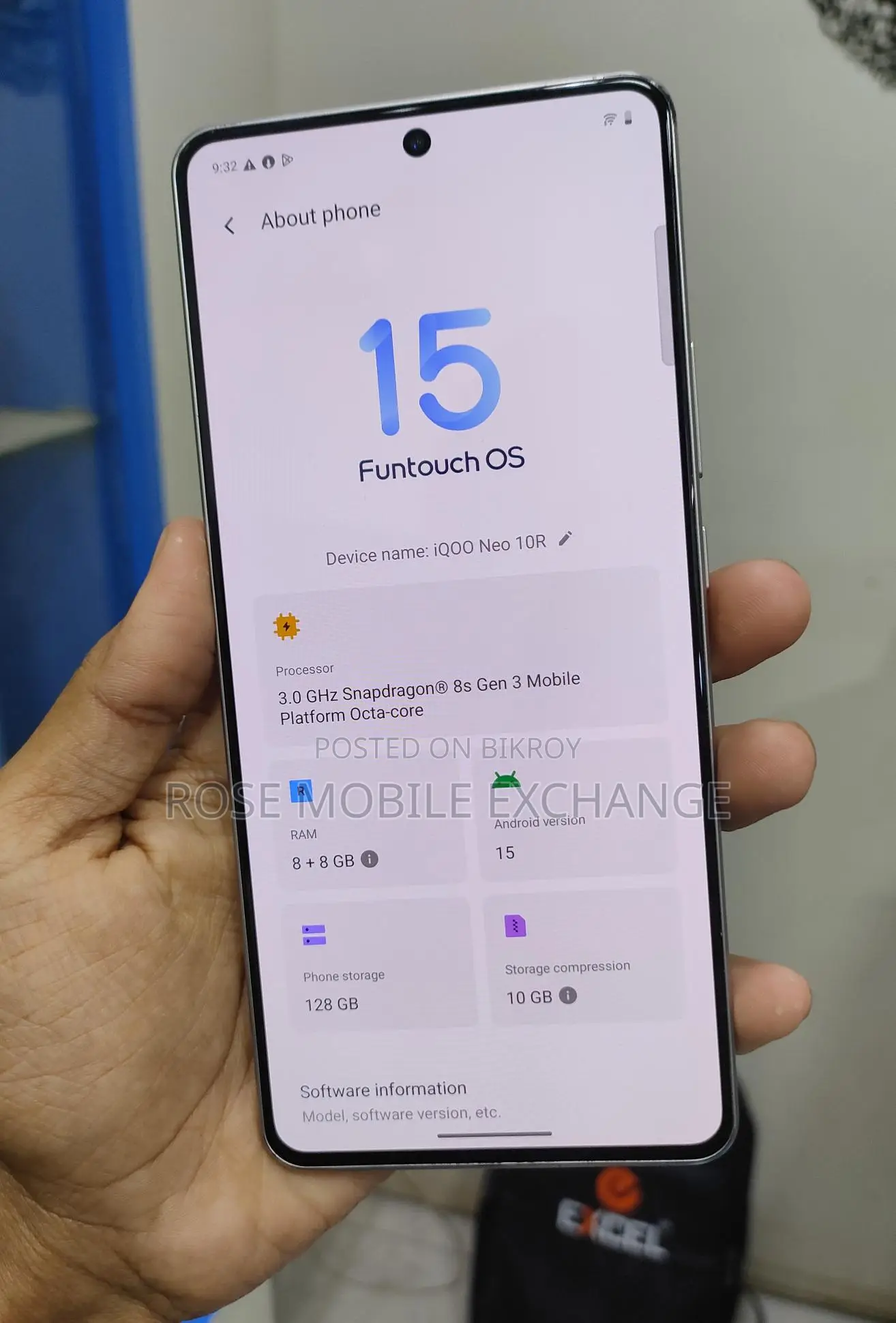iQOO Neo 10R 🔥 এক্সচেঞ্জ (ব্যবহৃত)