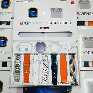 I20 Ultra Max Suit Smart Watch (7-in-1 Strap Combo)