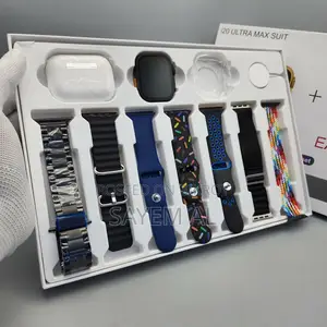 I20 Ultra Max Suit Smart Watch (7-in-1 Strap Combo)