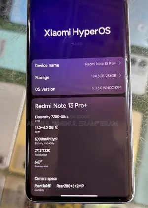 Xiaomi Redmi Note 13 Pro Plus Android 16 (Used)