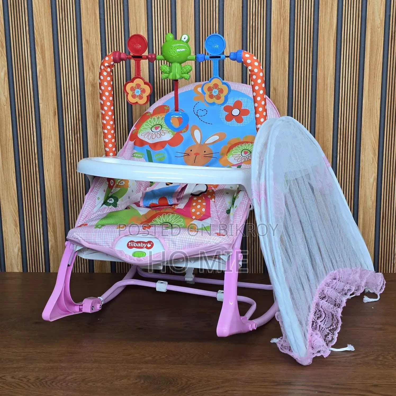 Ti Baby Toddler Rocking Chair With Mosquito Net
