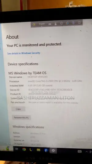 PC for sale.