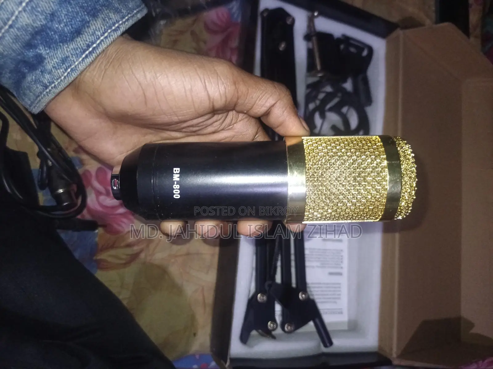 BM800 Condenser Microphone Argent Sell