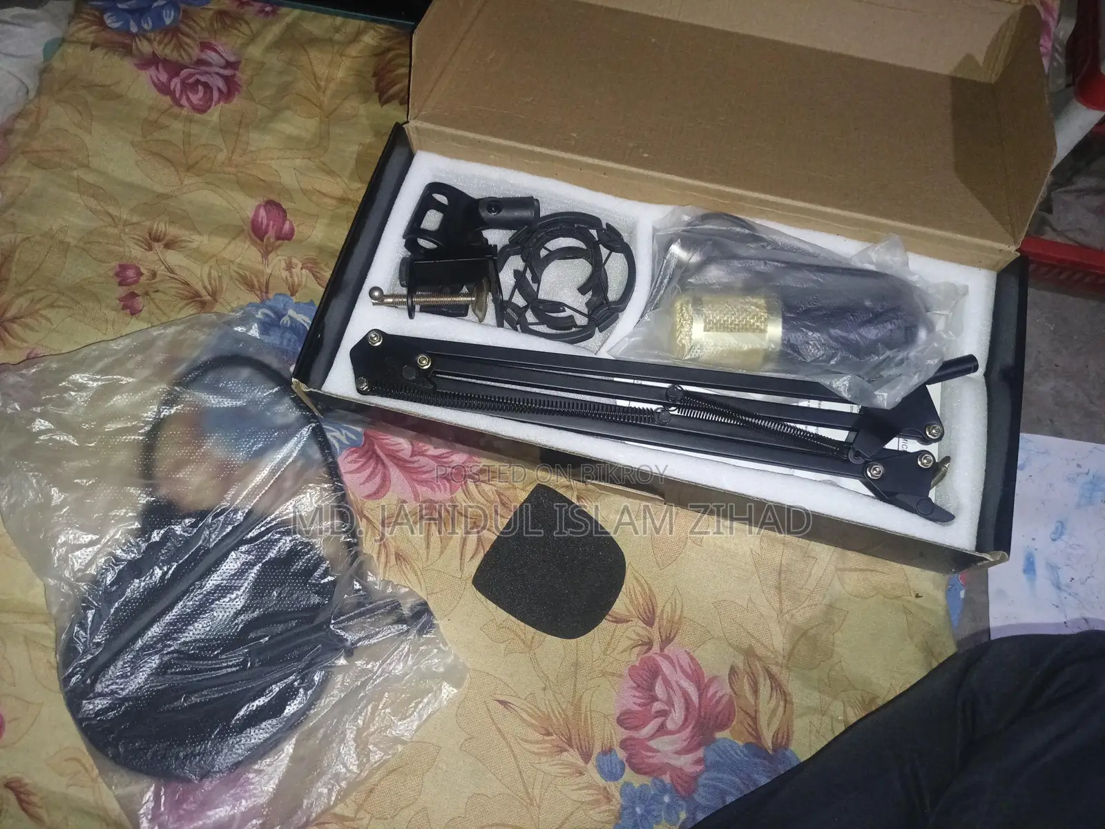 BM800 Condenser Microphone Argent Sell