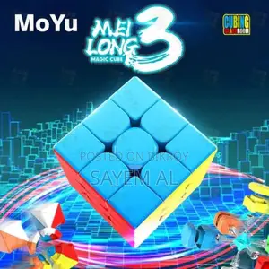 Moyu 3x3x3 Speed Cube (Stickerless) Smooth Magic Bd