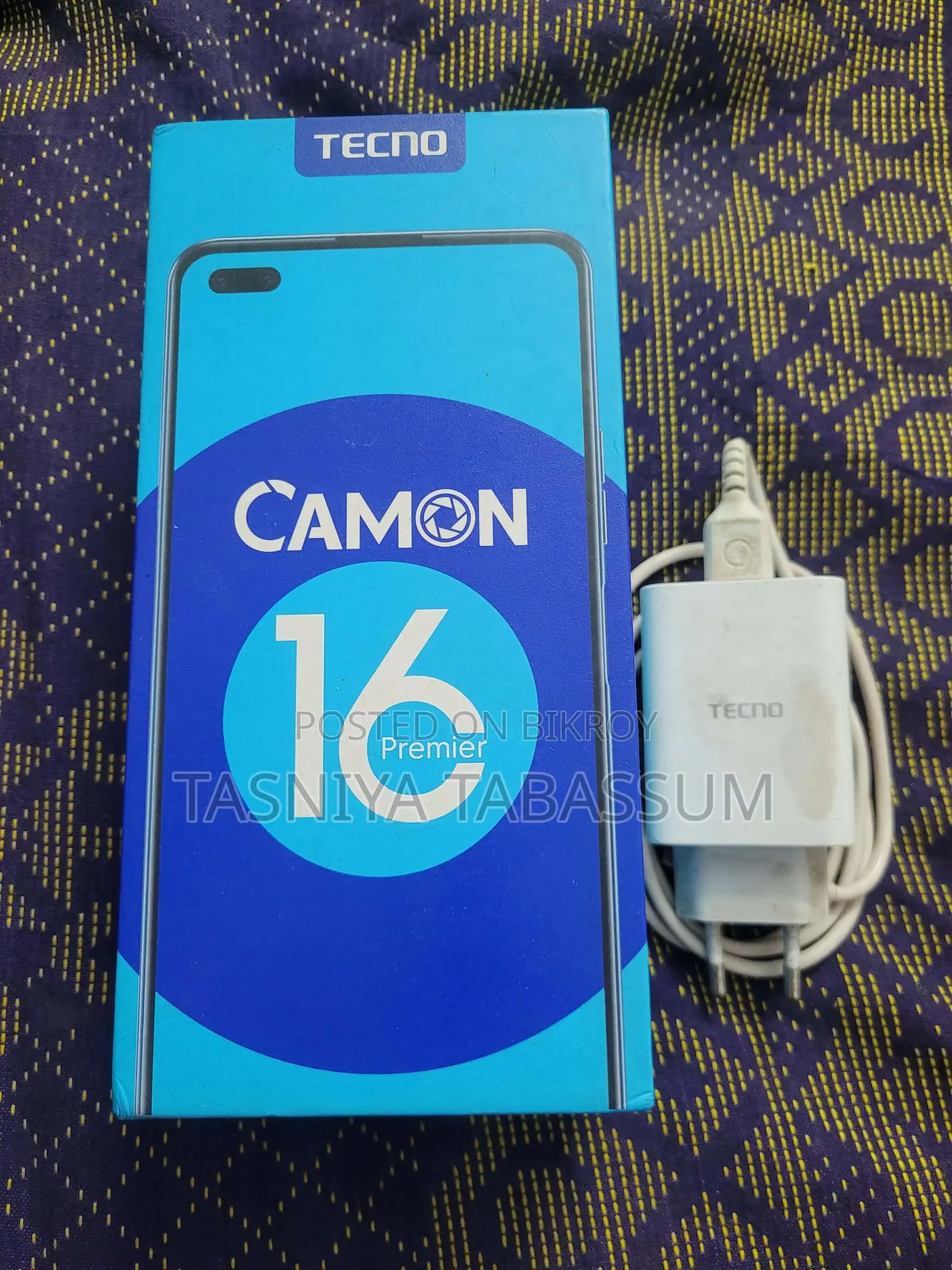 Tecno Camon 16 Premier Full Fresh 8+128 (Used)