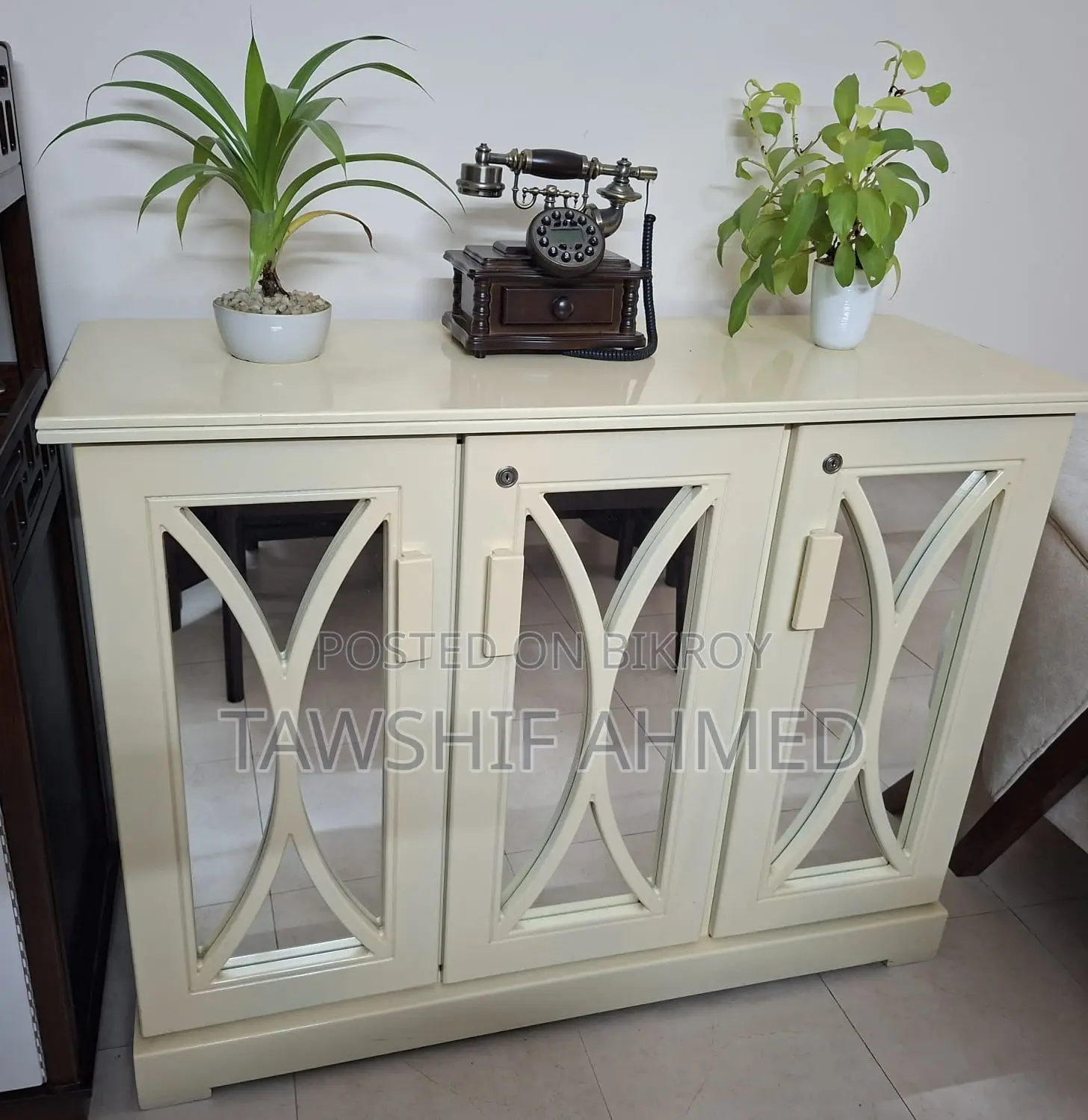 An Off-White Cabinet