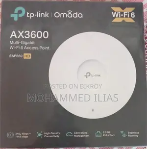 Tp-link (Omada) Ax3600, Multi Gigabit, Wifi 6 Access Point, Eap660 Hd