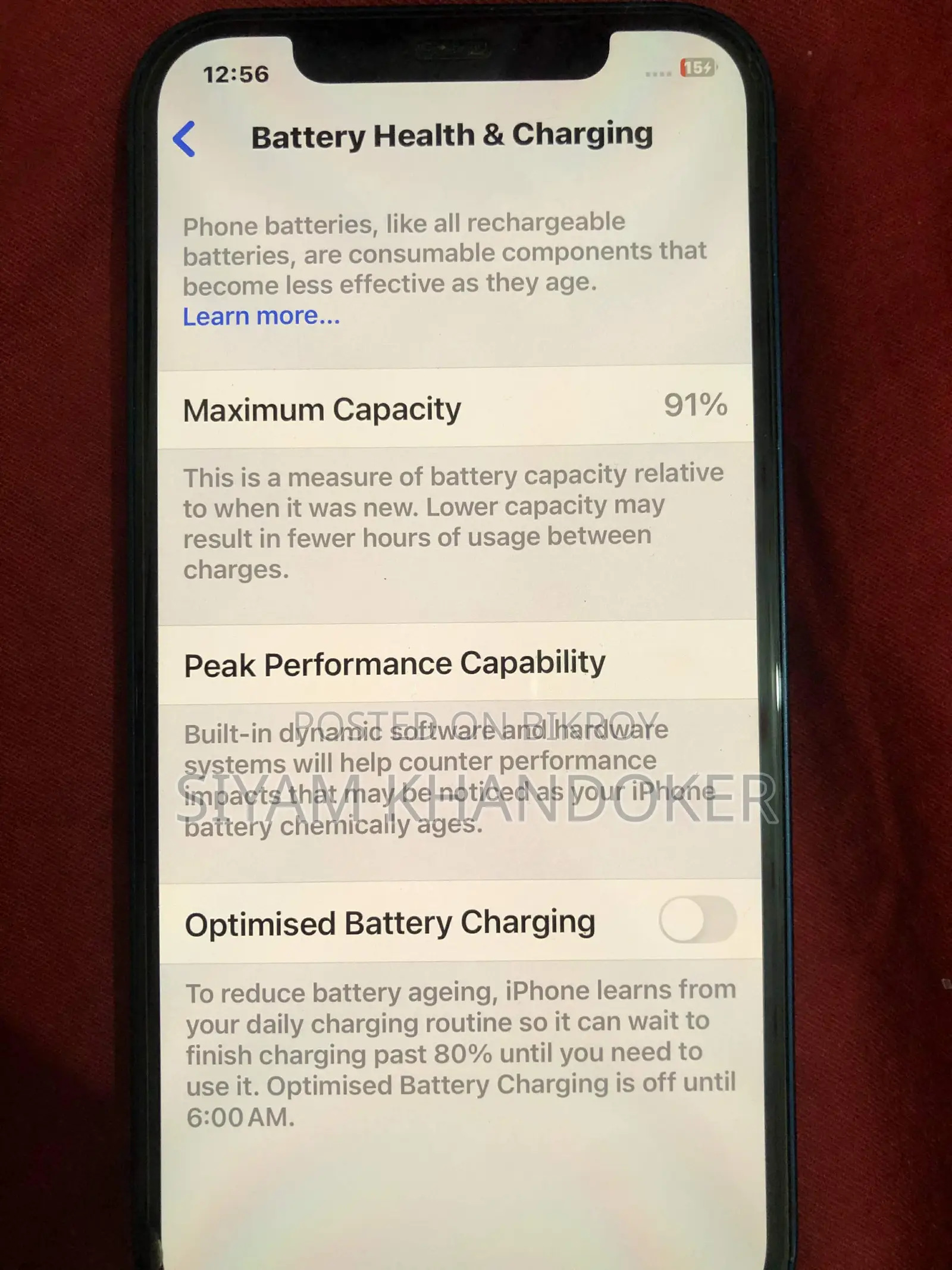 Apple iPhone 12 (Used, No Modifications)