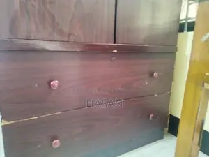 Wooden Wardrobe with 2 Doors and 2 Drawers