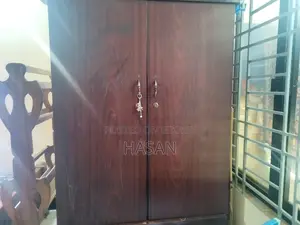 Wooden Wardrobe with 2 Doors and 2 Drawers