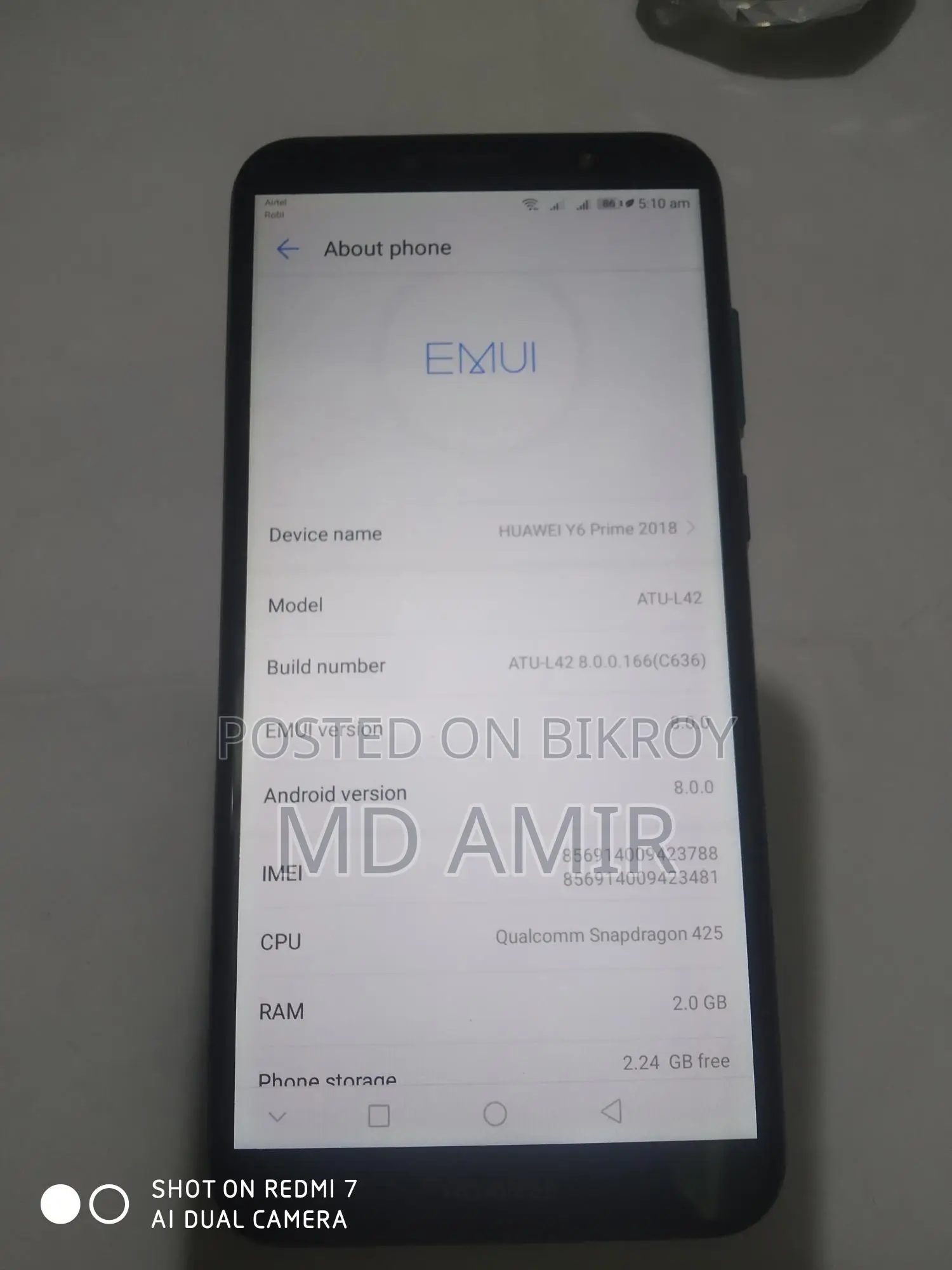Huawei Y6 Prime 2/16 (Used)
