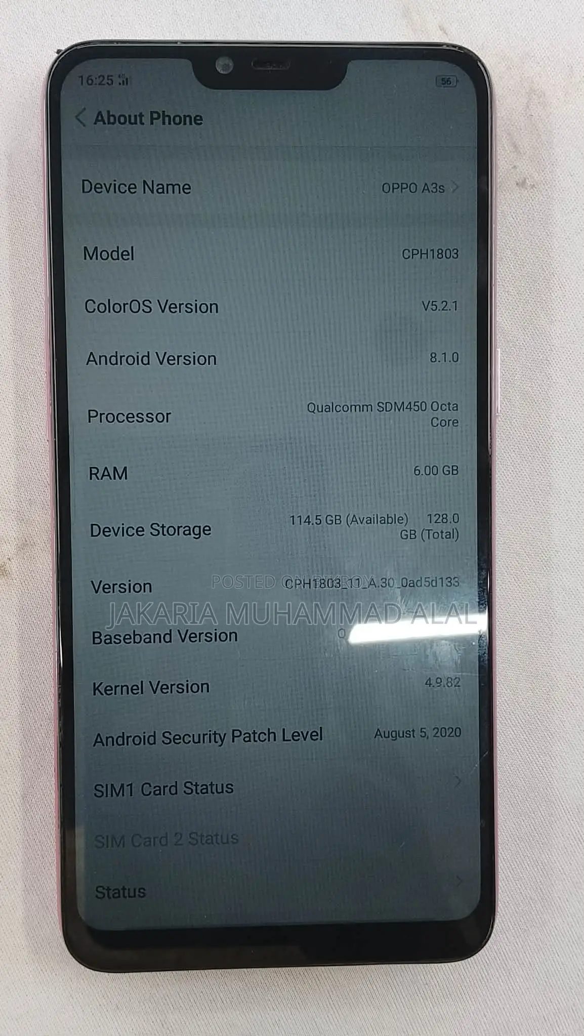 OPPO A3s (Used)