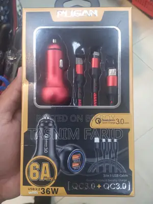 Pugan Qualcomm 36w Usb Quick Car Charger