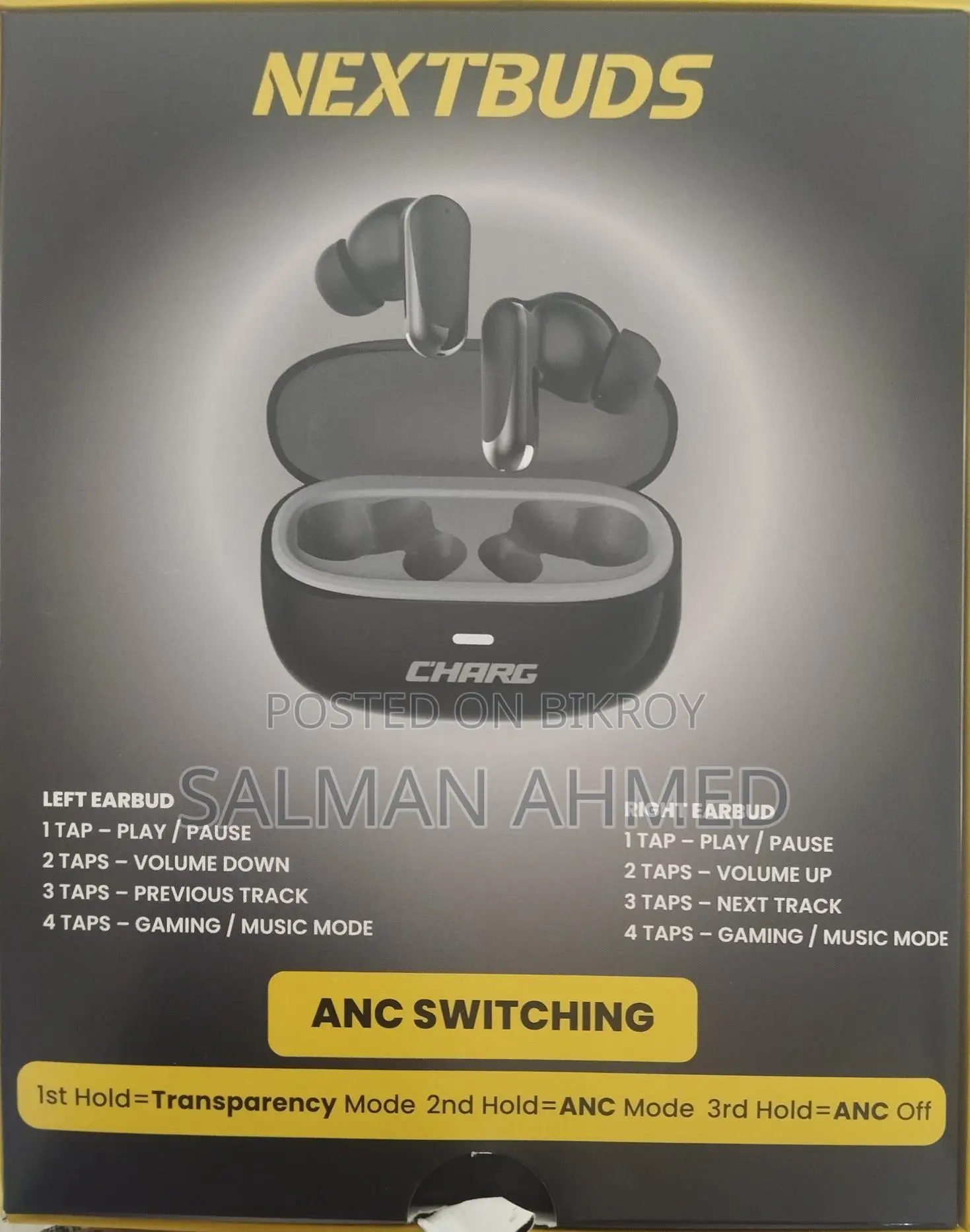 Charge Nextbuds ANC ENC TWS