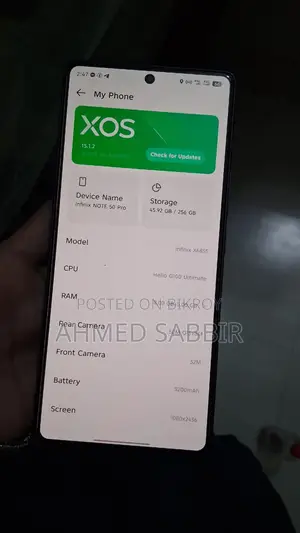 Infinix Note 50 Pro, (Used)