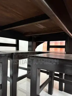 New Dining Table With 6 chairs (Segun wood) For sale