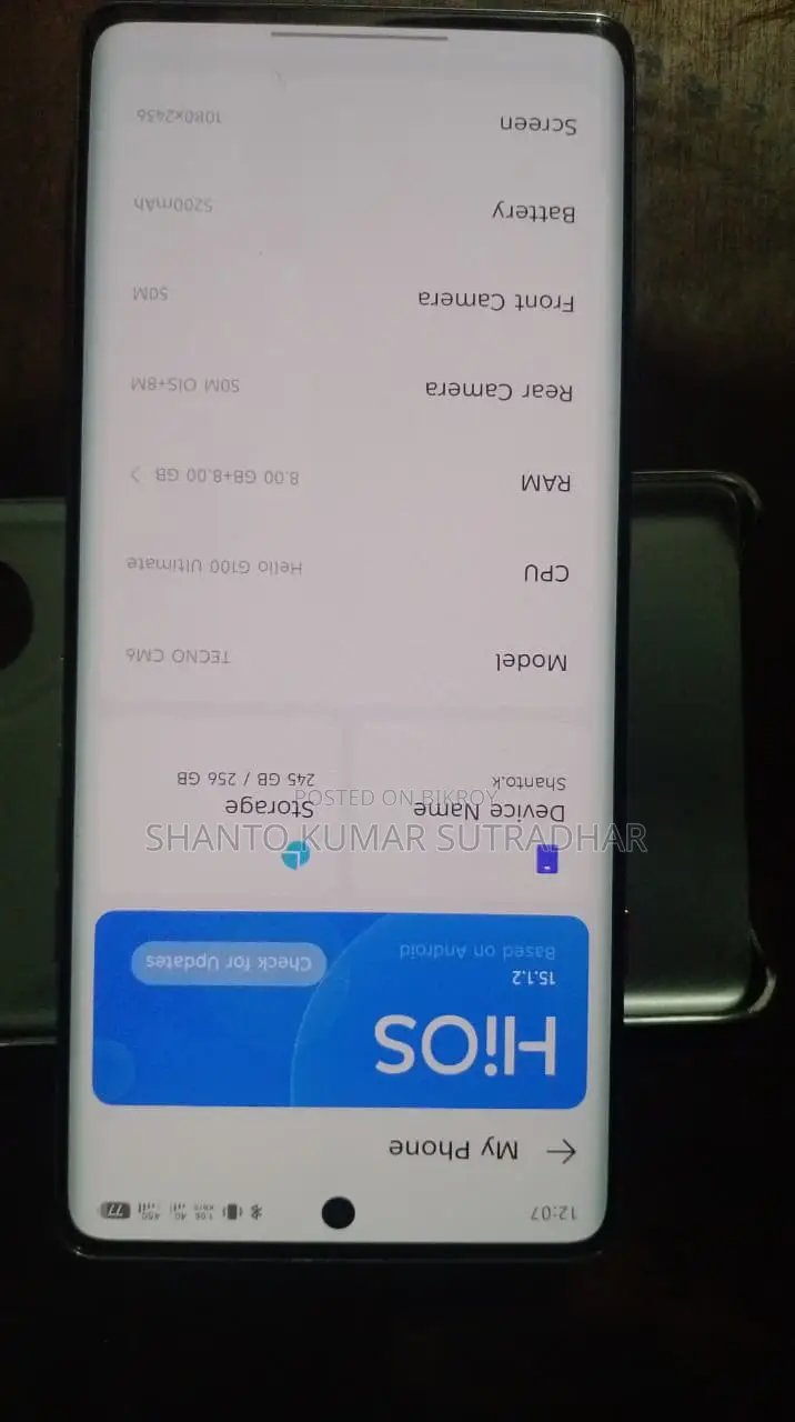 Tecno Cemon 40 Pro 8+8/256 (Used)