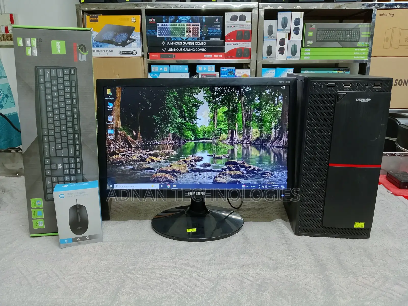 Intel Core i3 (3rd Gen) & 19″ Samsung Desktop Full Setup