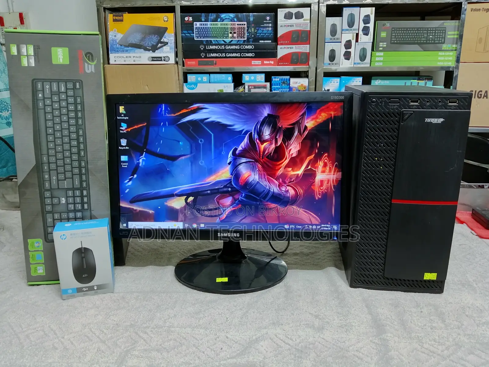 Intel Core i3 (3rd Gen) & 19″ Samsung Desktop Full Setup